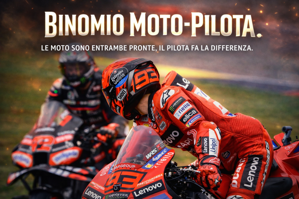 BINOMIO MOTO-PILOTA. LE MOTO CI SONO, I PILOTI FANNO LA&nbsp;DIFFERENZA.